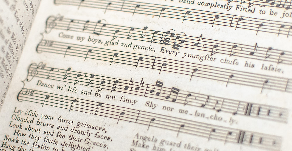 The Scots Musical Museum, Humbly Dedicated to the Catch Club. Instituted at Edinr. June 1771.