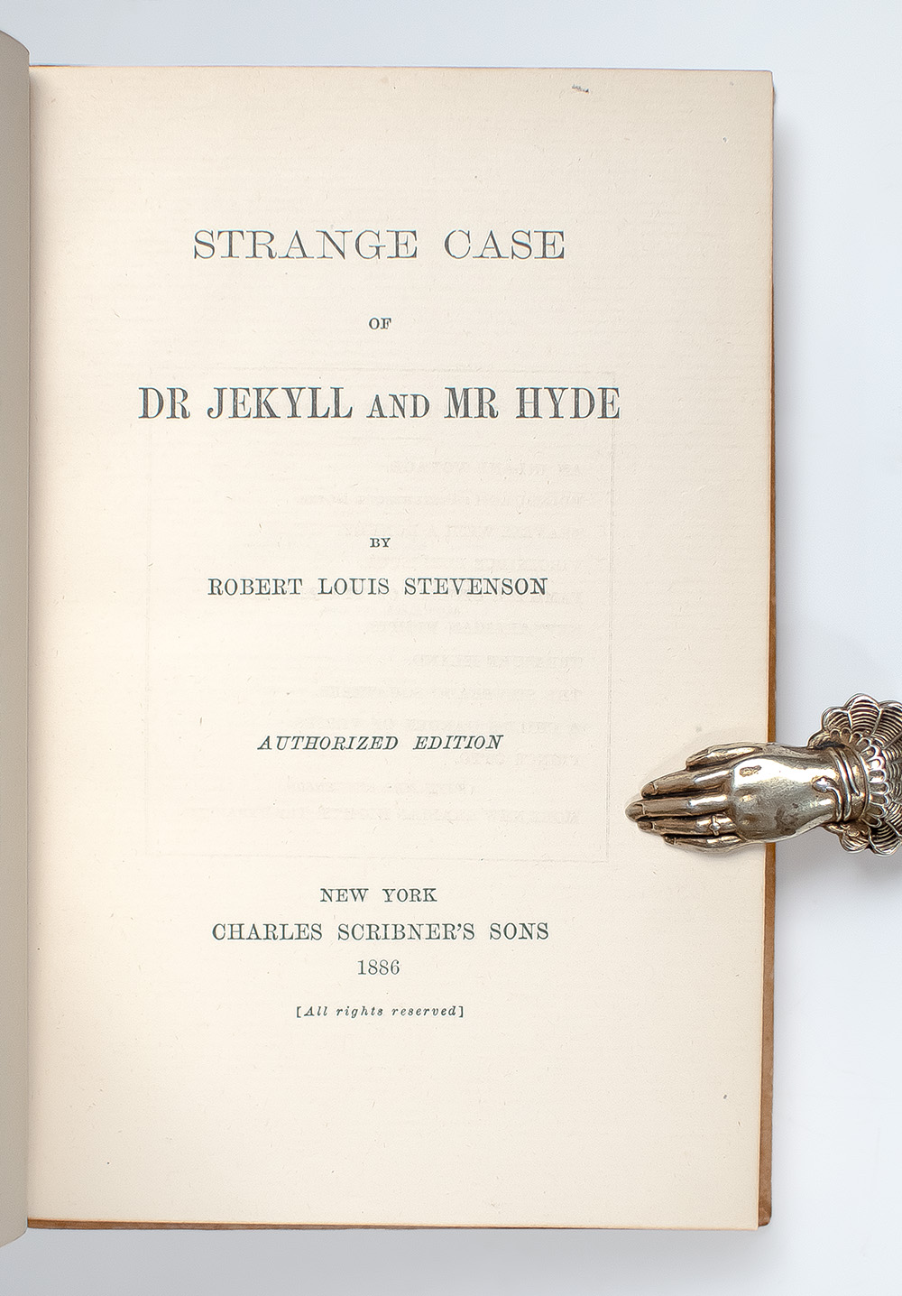 Strange Case of Dr Jekyll and Mr Hyde.