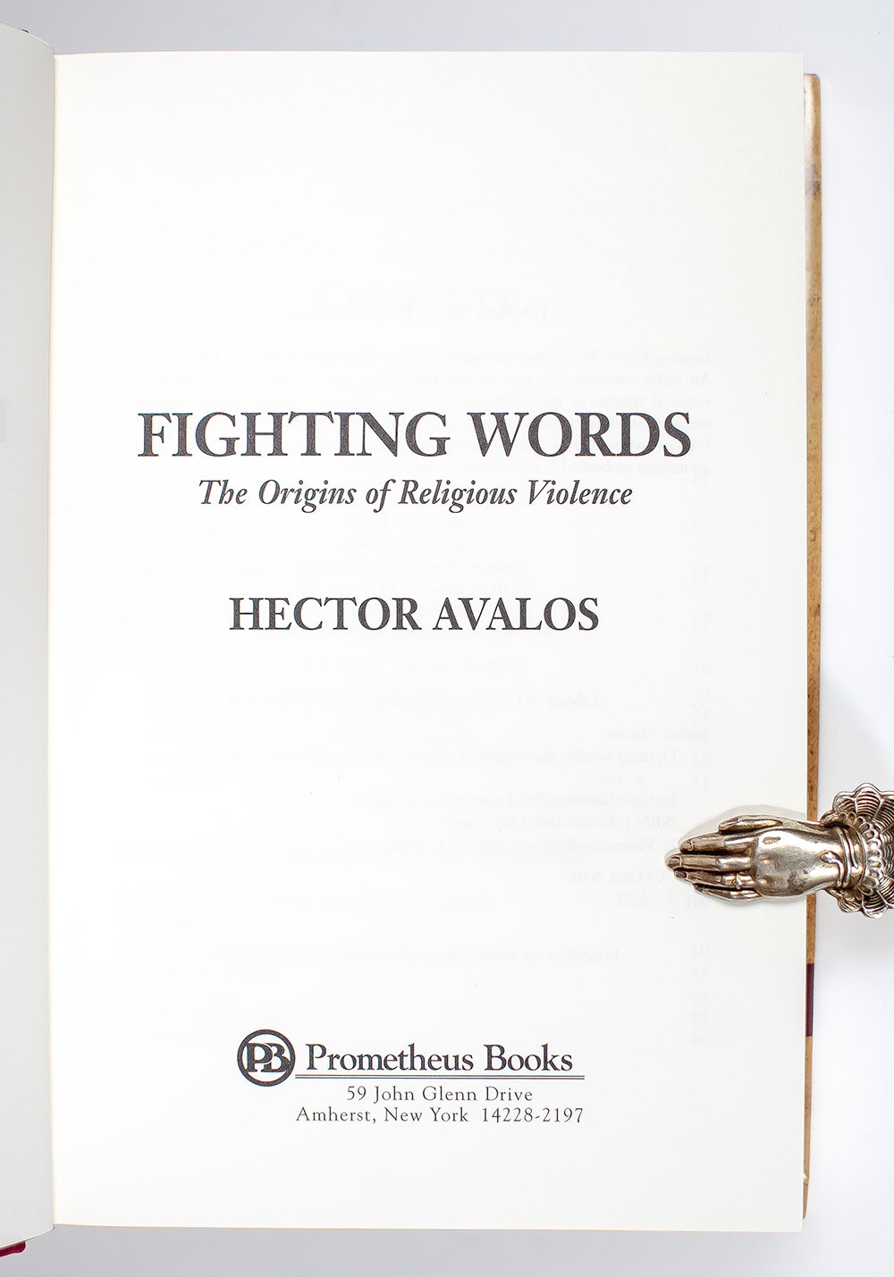 Fighting Words: The Origins Of Religious Violence.