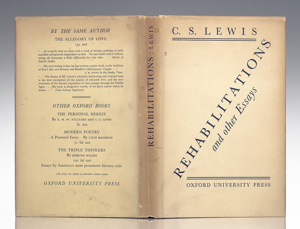 Rehabilitations and Other Essays.