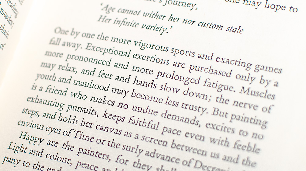 Painting As A Pastime.
