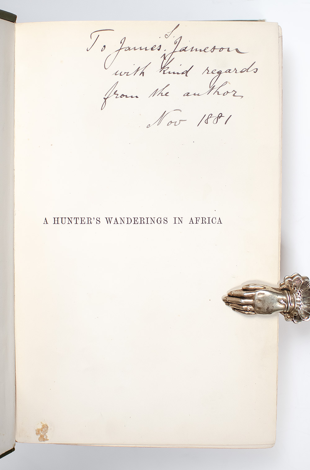 A Hunter's Wanderings In Africa.