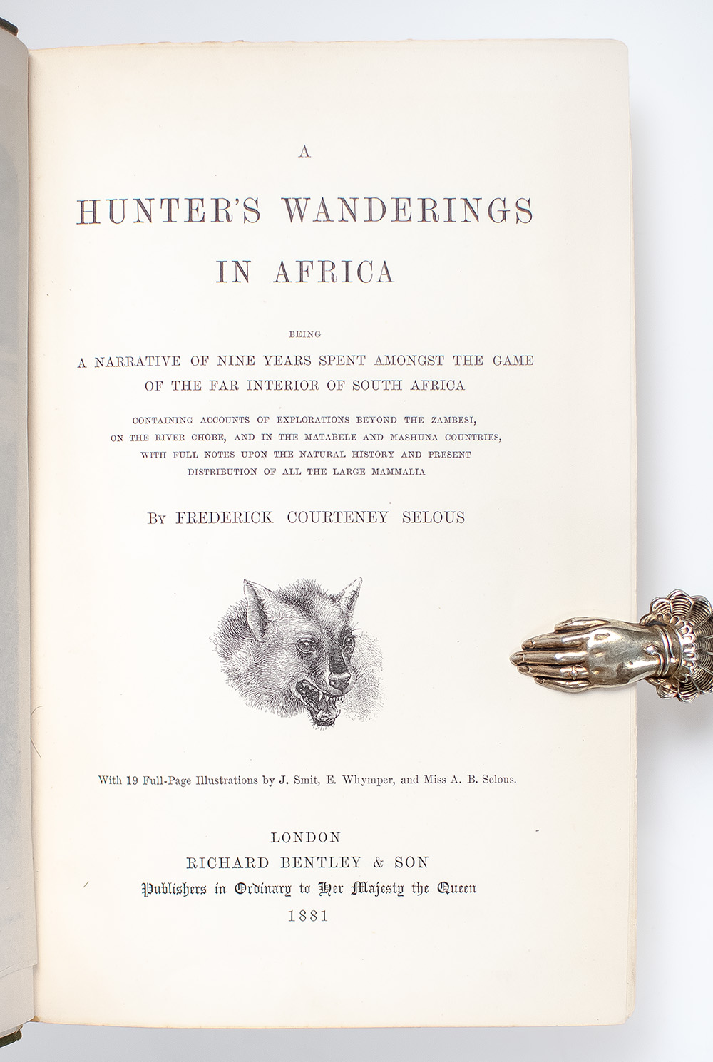 A Hunter's Wanderings In Africa.