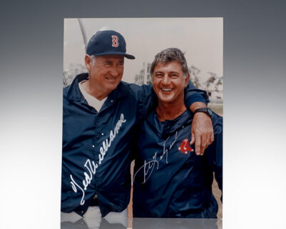 Ted Williams and Carl Yastrzemski Signed Photograph.