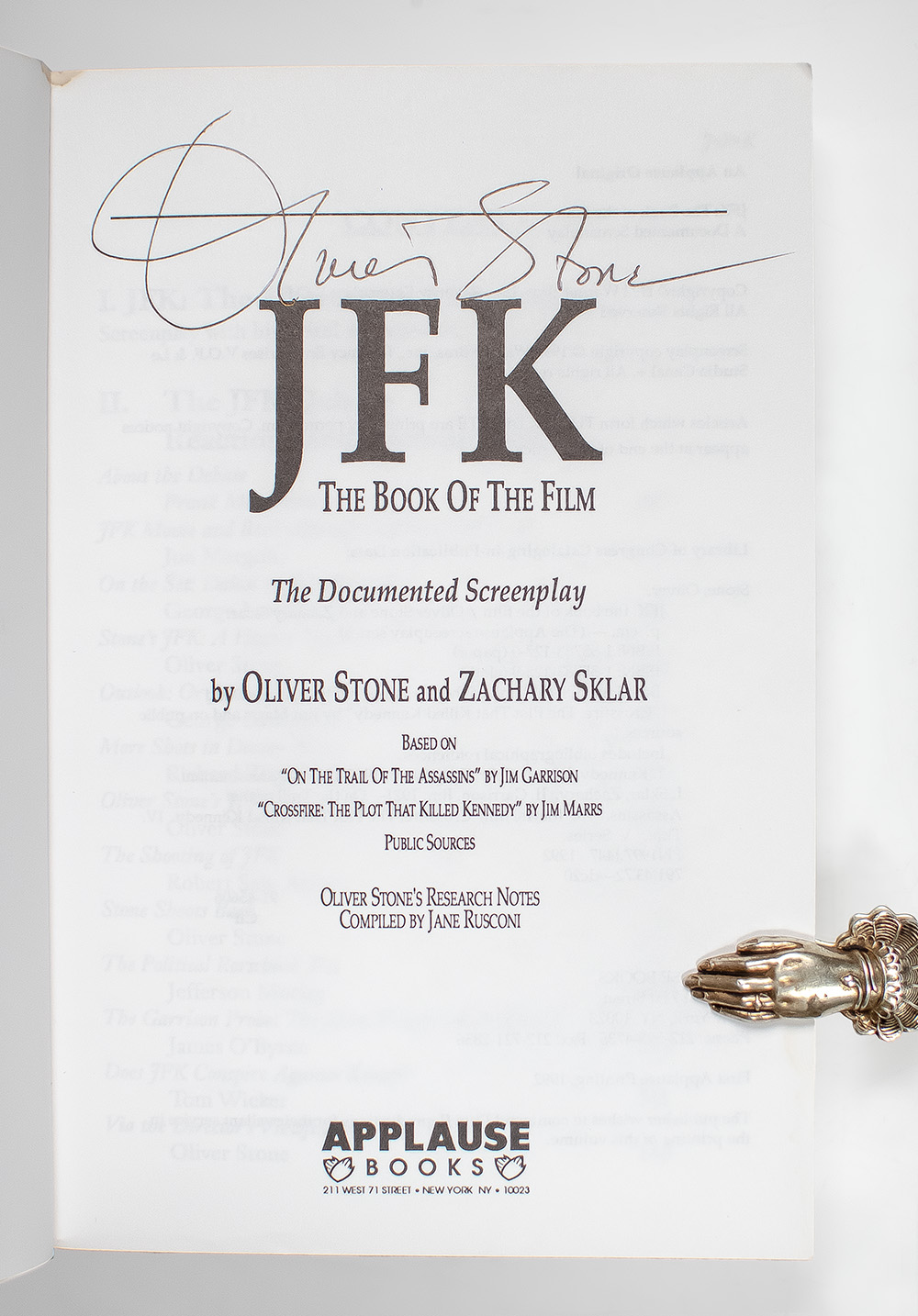 JFK: The Documented Screenplay.