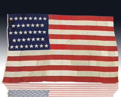Thirty-Eight Star American Flag.