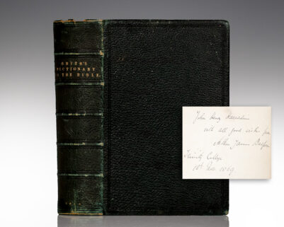 A Concise Dictionary of the Bible, For the Use of Families and Students.