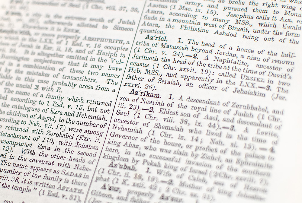 A Concise Dictionary of the Bible, For the Use of Families and Students.