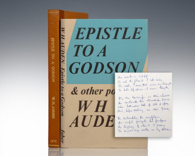 Epistle To A Godson & Other Poems.