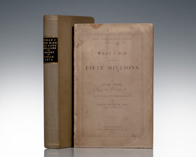 For Virginians Only: What I Did With My Fifty Millions.