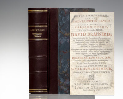 Historisch Verhaal: An Account of the Life of the Late Reverend David Brainerd.