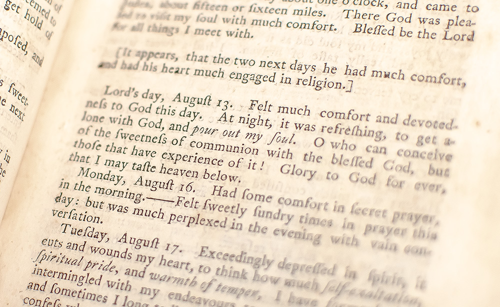 An Account of the Life of the Late Reverend Mr. David Brainerd.