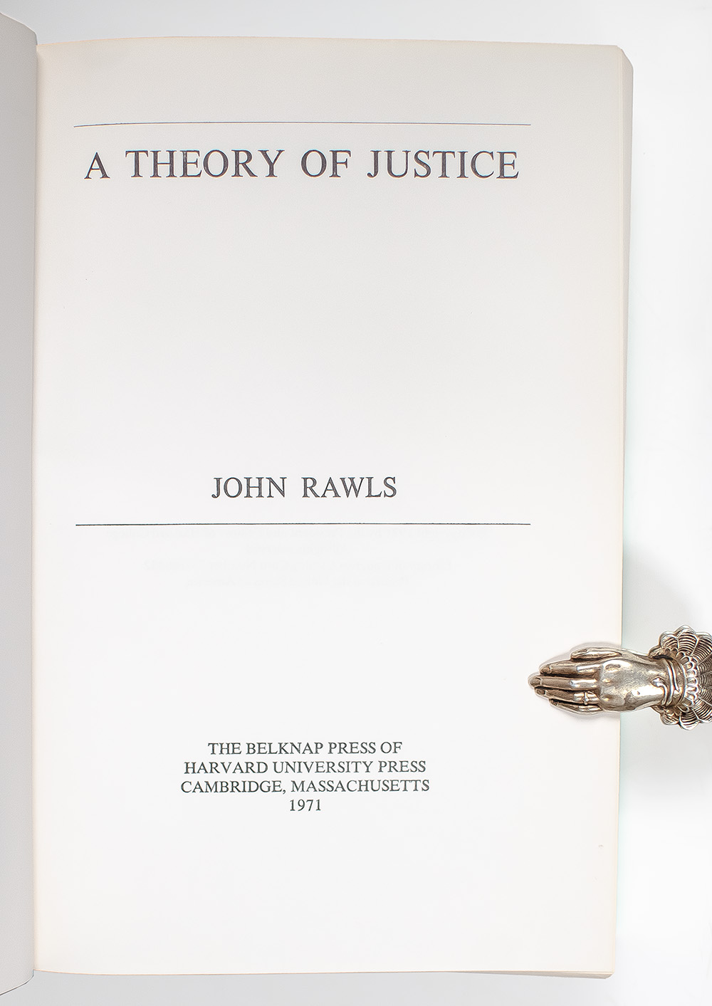 A Theory of Justice.