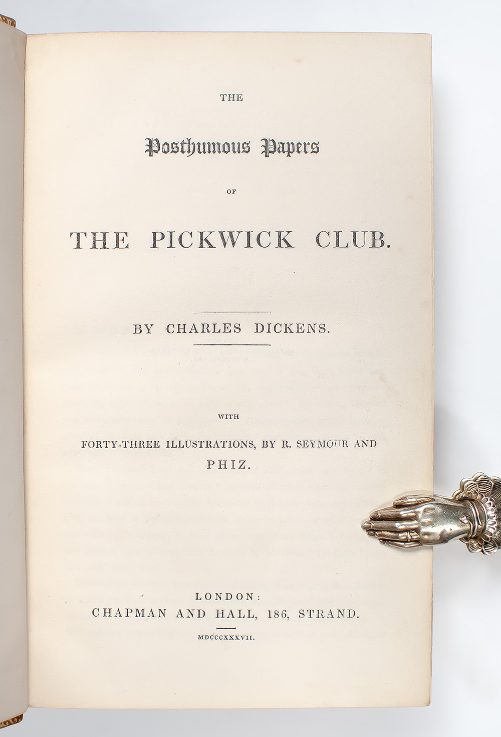 The Posthumous Papers of the Pickwick Club.