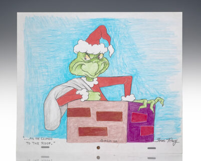Original Drawing of The Grinch. [How the Grinch Stole Christmas].
