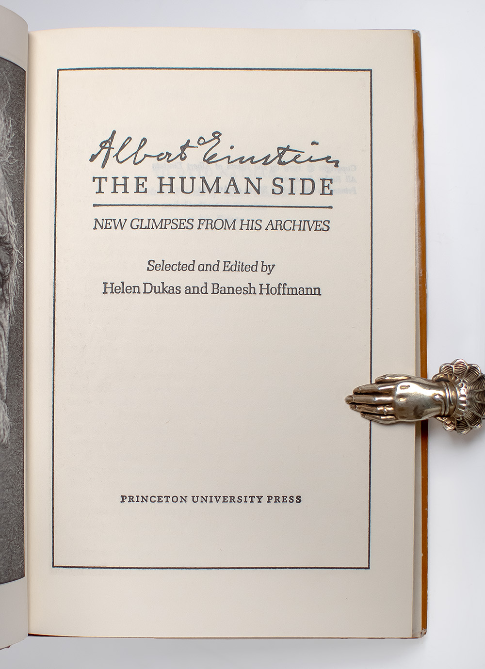 Albert Einstein: The Human Side.
