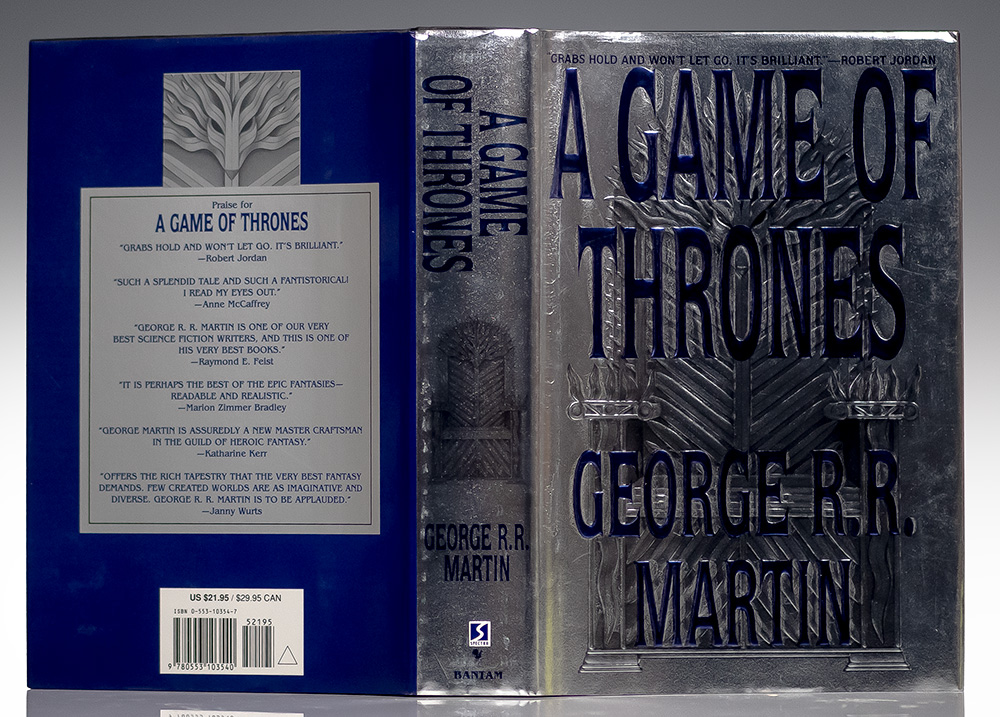 Game of Thrones; A Clash of Kings; A Storm of Swords; A Feast for Crows; A Dance with Dragons.