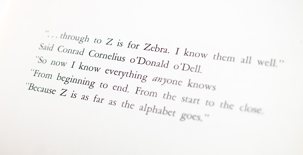 On Beyond Zebra.