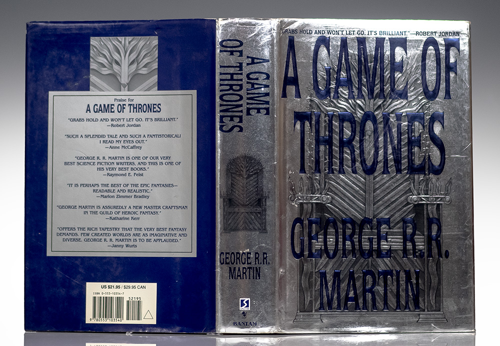 A Game of Thrones; A Clash of Kings; A Storm of Swords; A Feast for Crows; A Dance with Dragons.