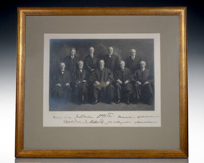 William H. Taft Supreme Court Signed Photograph.