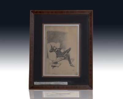 Caricature Portrait of John Maynard Keynes.