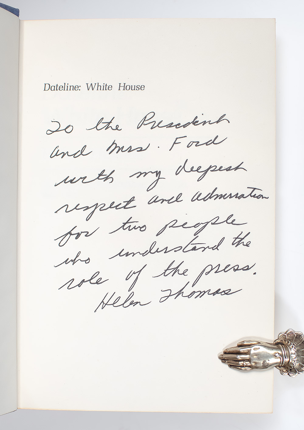 Dateline: White House.