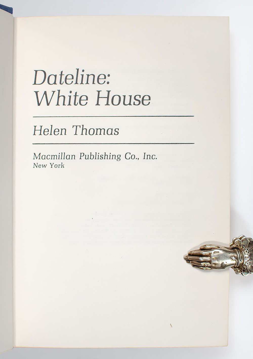 Dateline: White House.