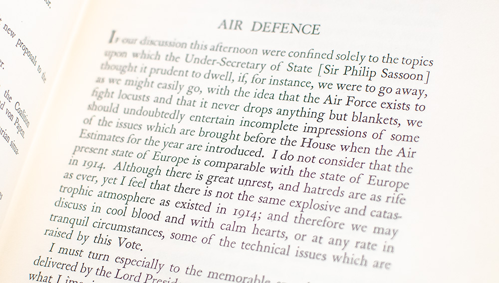 Arms and the Covenant. Speeches by The Right Hon. Winston S. Churchill. Compiled by Randolph S. Churchill.