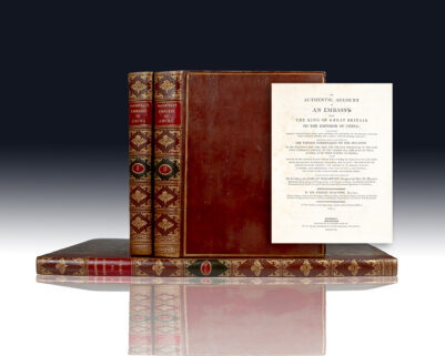 An Authentic Account of an Embassy from the King of Great Britain to the Emperor of China; Including Cursory Observations Made, and Information Obtained, In Travelling Through That Ancient Empire, and a Small Part of Chinese Tartary.