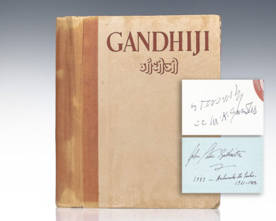 Gandhiji: His Life and Work. Published on His 75th Birthday.