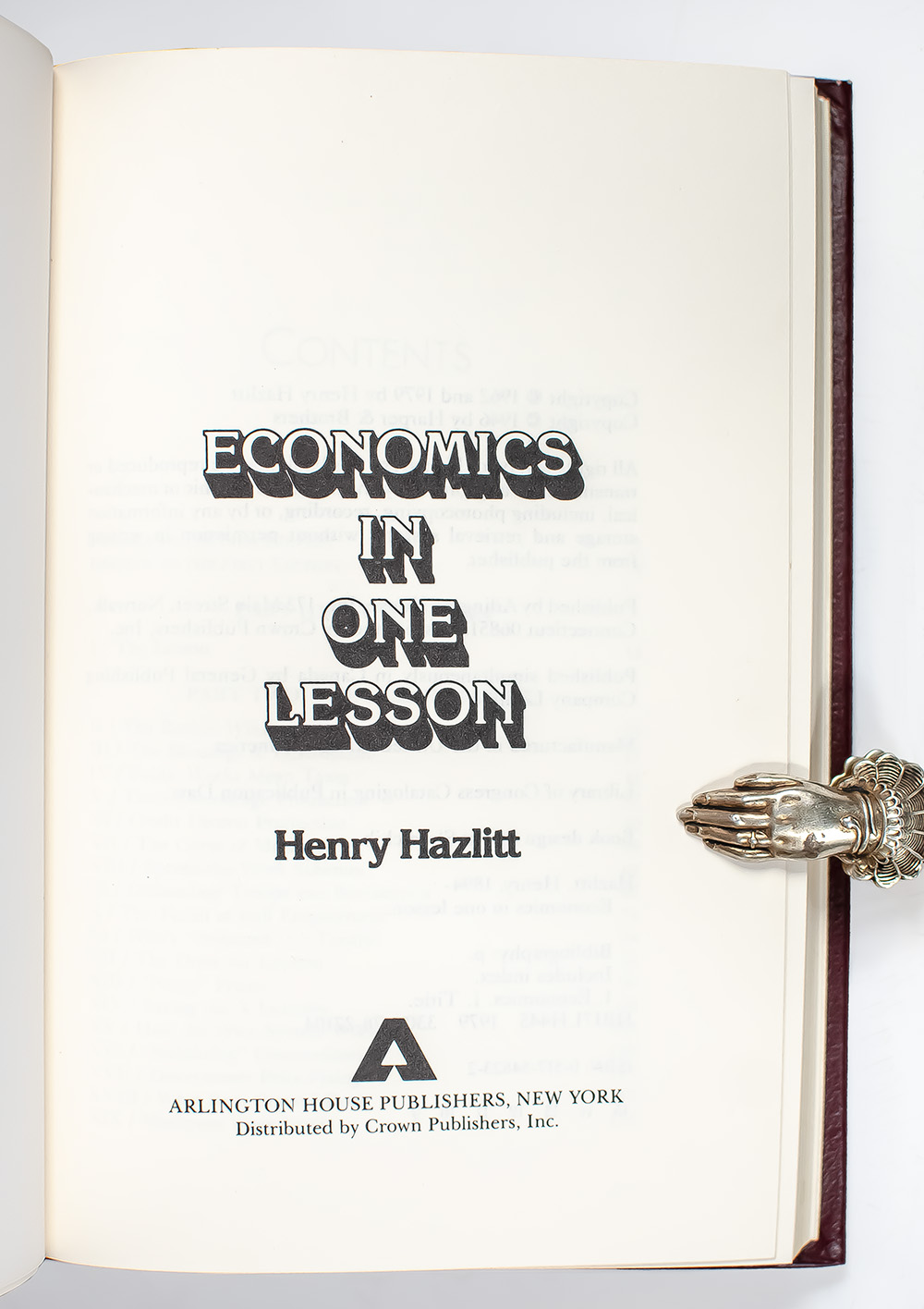 Economics In One Lesson.