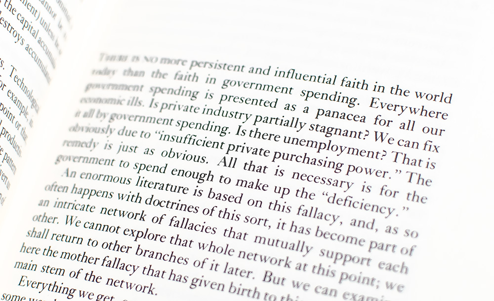 Economics In One Lesson.