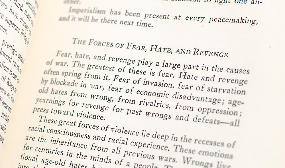 The Problems of Lasting Peace.