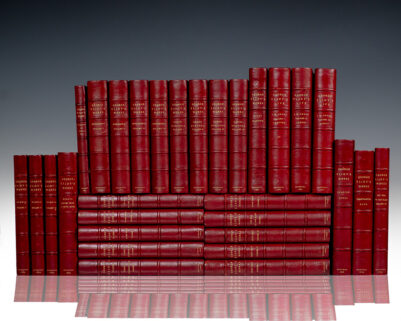 The Works of George Eliot: Scenes of Clerical Life, Adam Bede, The Mill on the Floss, Silas Marner: The Weaver of Raveloe, Romola, Felix Holt the Radical, The Spanish Gypsy, The Legend of Jubal and Other Poems, Daniel Deronda, Middlemarch: A Study of Provincial Life, Theophrastus Such, Essays and Leaves From a Notebook.