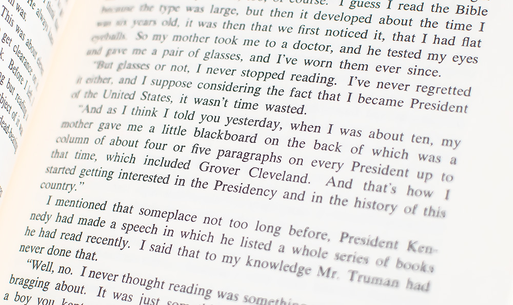 Plain Speaking: An Oral Biography of Harry S. Truman.