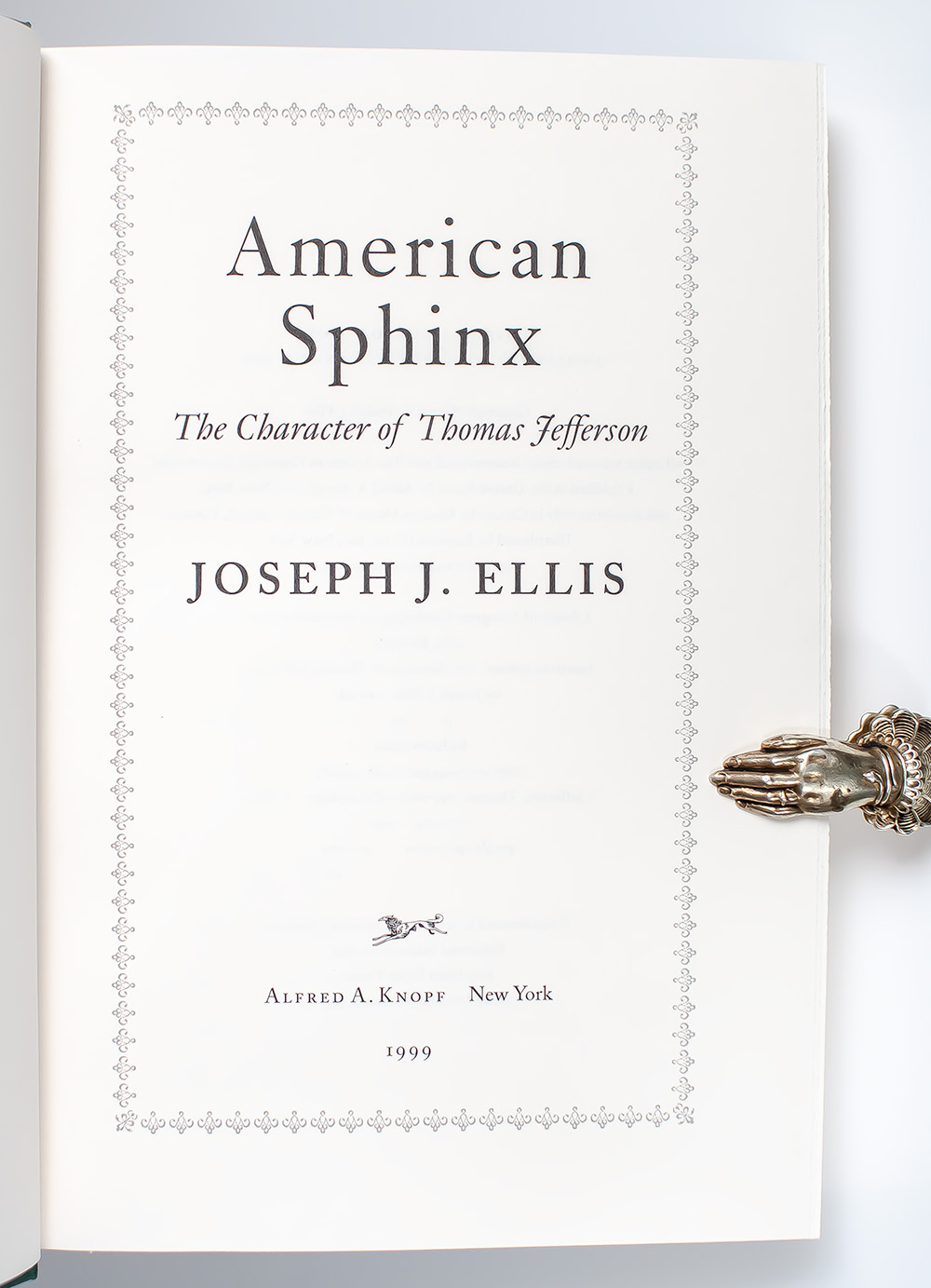 American Sphinx: The Character of Thomas Jefferson.