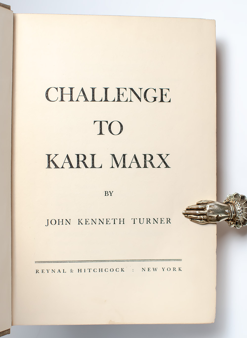 Challenge to Karl Marx.