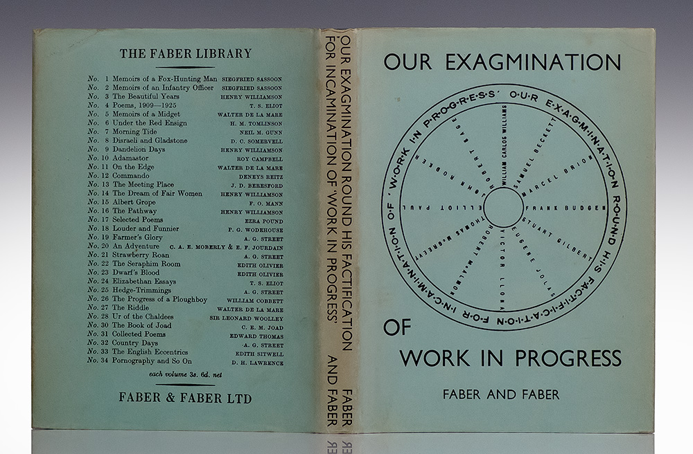 Our Exagmination Round His Factification for Incamination of Work in Progress.
