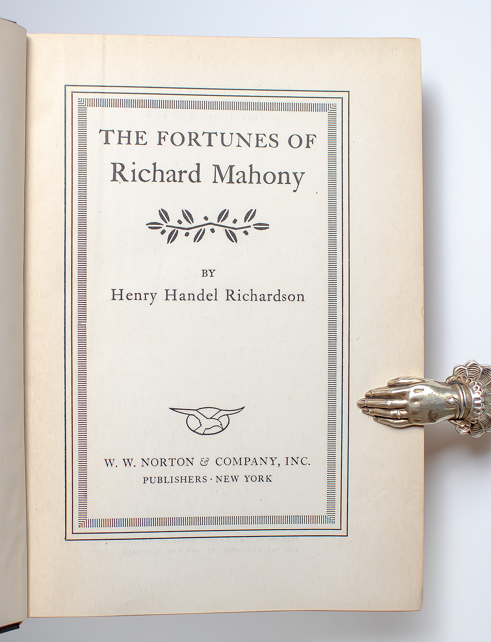 The Fortunes of Richard Mahony.