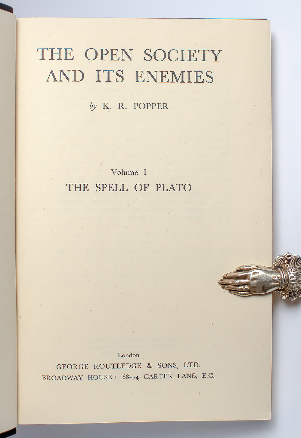 The Open Society And Its Enemies.