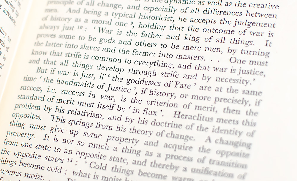 The Open Society And Its Enemies.