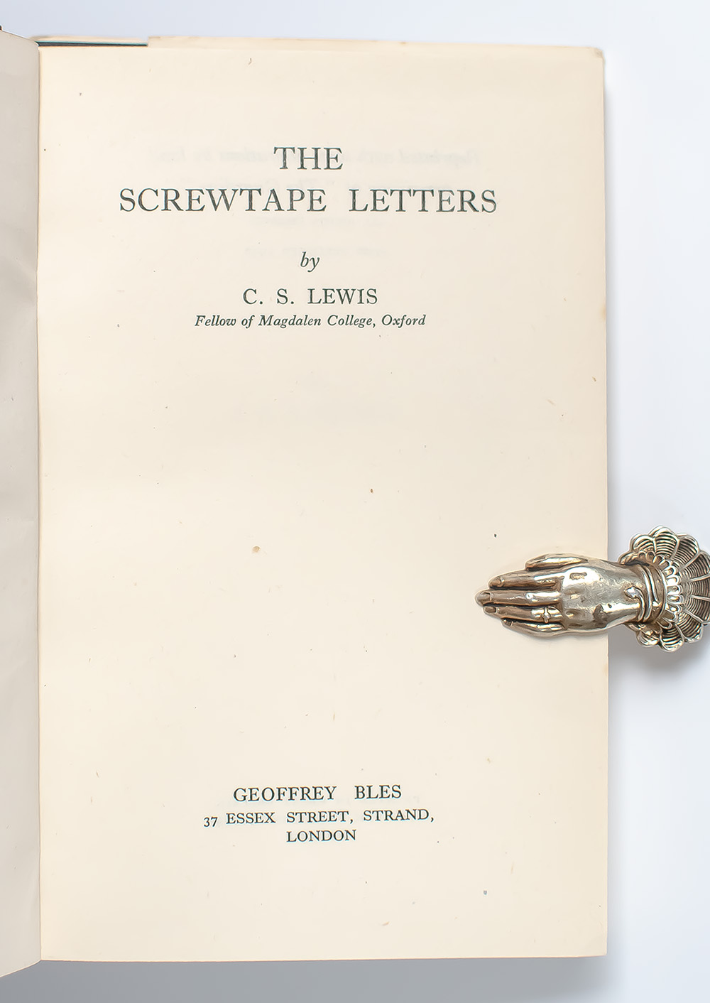 The Screwtape Letters.