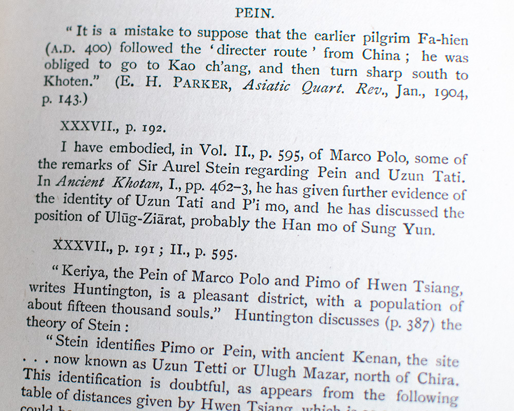 Ser Marco Polo: Notes and Addenda to Sir Henry Yule's Edition, Containing the Results of Recent Research and Discovery.