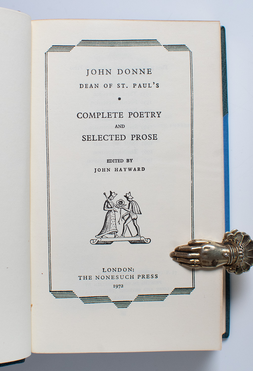 John Donne, Dean of St. Paul's: Complete Poetry and Selected Prose.