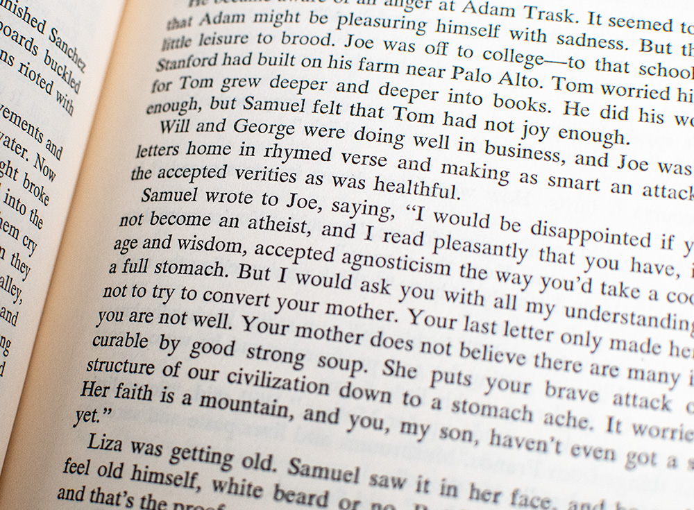 East of Eden.
