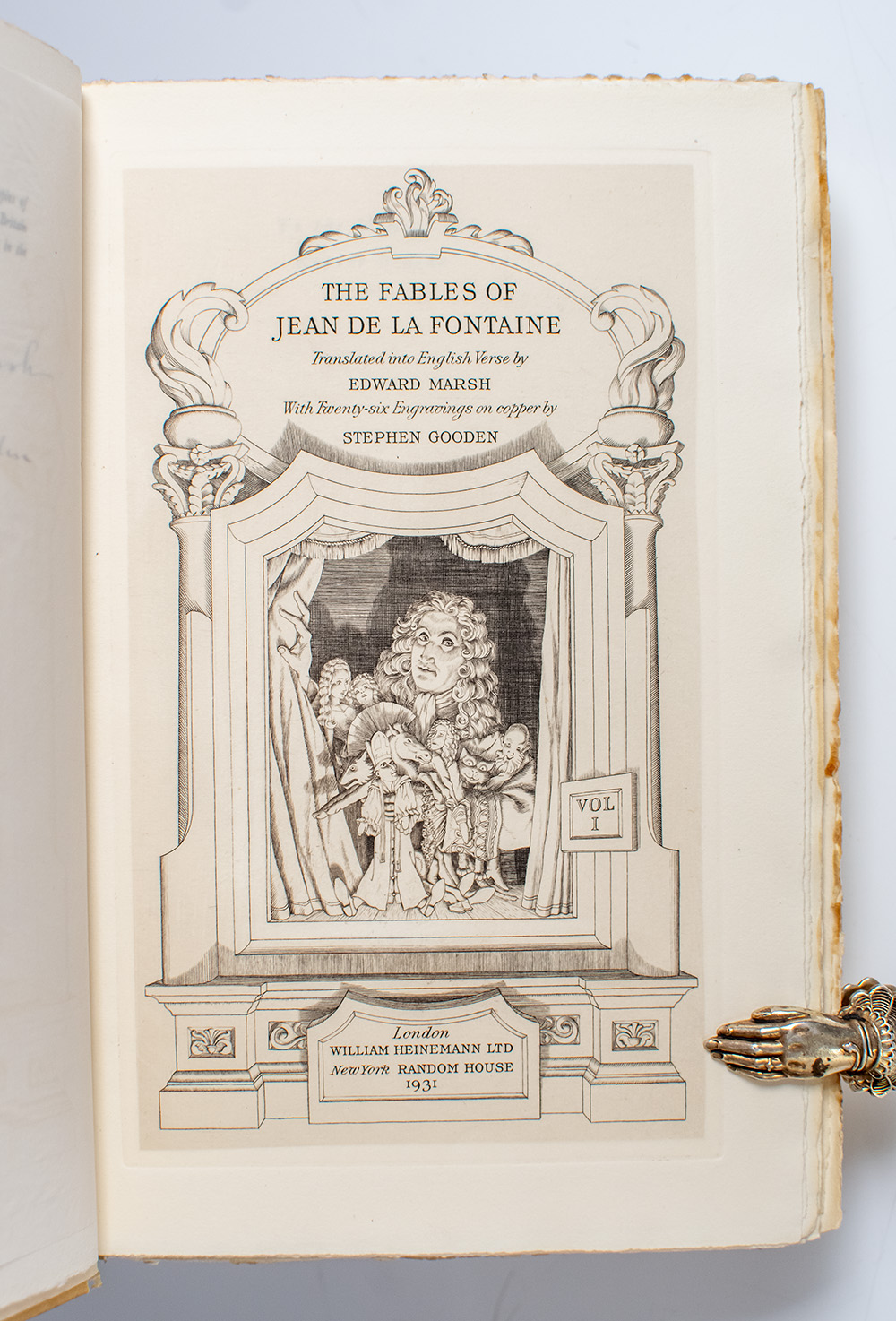 The Fables of Jean de La Fontaine.