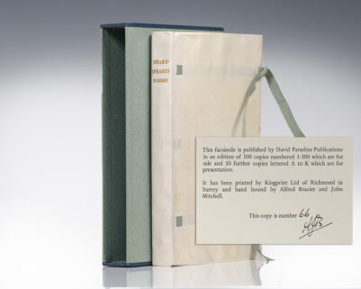 The Poems of William Shakespeare.