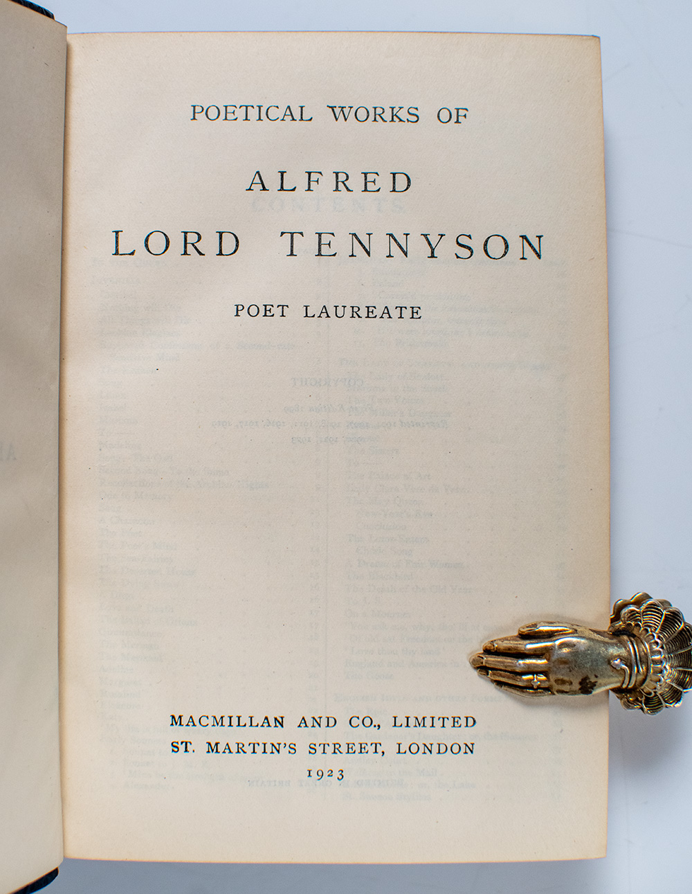 Poetical Works of Alfred Lord Tennyson, Poet Laureate.