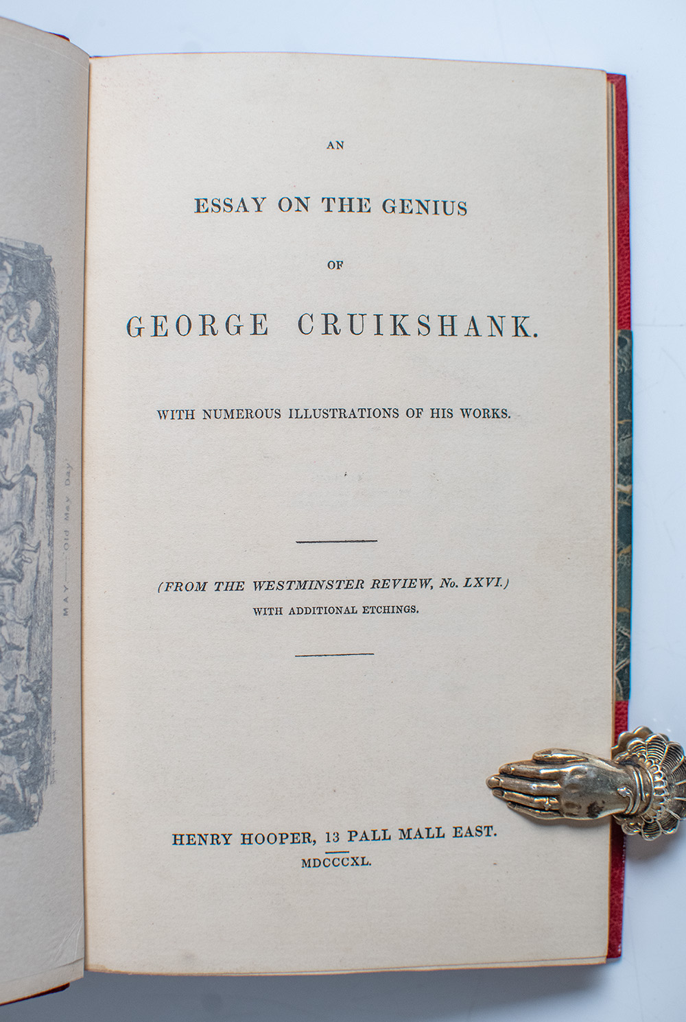 An Essay on the Genius of Cruikshank.