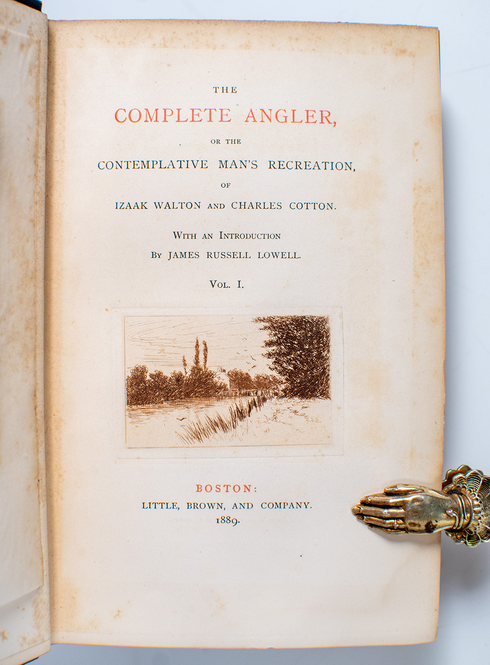 The Complete Angler, or the Contemplative Man's Recreation, of Izaak Walton and Charles Cotton.